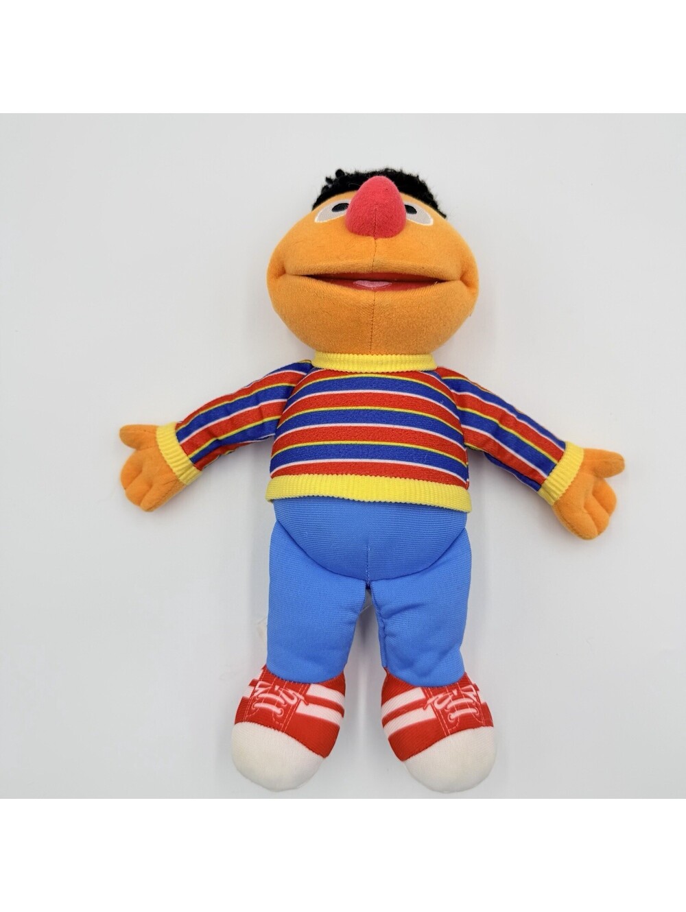 Sesame Street Ernie Plush Stuffed Animal Hasbro 2013 Striped Sweater 10.5" - Picture 4 of 7
